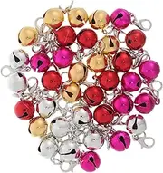 FIXOSHEE 36Pcs Colorful Pet Collar Bells for Cats Dogs Soft Sound Decorative Accessories for Keychains Versatile Pet Decoration for All