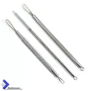 Comedones Extractor Acne Pimple Remover Kit Spot Blemish Blackhead Facial Tools