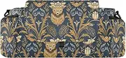miaozhen William Morris Deer Floral Dark Blue large stroller organizer bag storage organizer caddy accesorios accesorios para coches de bebes bolsa para carreola