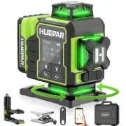 Huepar W04CG Laser Level 360 Self Leveling, 4x360° Bluetooth Laser Level with...