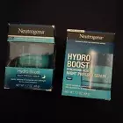 Lot Of Two Neutrogena Hydroboost Night Pressed Face Serum - Hyaluronic Acid