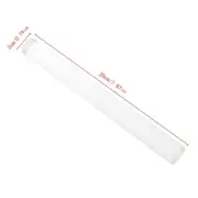 Transparent Acrylic Solid Roll Clay Rolling Pin Fondant Baking Pastry Roller