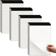 Grid Paper Pads, White Quad Graph Paper Pads, Quadrille Pad, 5x5 (5 Squares p...