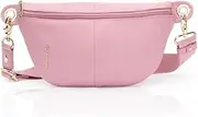 [Mandarina Duck] Women's Bum Bag Mellow Leather, Lilac Rose, Lilac Rose