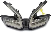 Motorcycle Brake Light Tail Lamp LED Turn Signal For Panigale 899 959 1199/S/R 1299 Ultra Bright Rear Warning Taillights (Smoke)