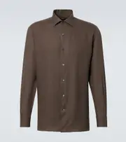 [Zegna] Zegna Linen shirt UK 16 grey