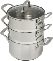 Pyrolux Pyrosteel 3-Tier Steamer Set 18cm RRP $239.00
