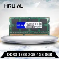 在飛比找蝦皮購物優惠-Hruiyl Sodimm RAM 內存 DDR3 2GB 