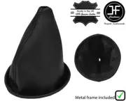 BLACK REAL LEATHER GEAR BOOT+ METAL FRAME FITS PORSCHE 911 G50 1984-1989 (for: Porsche)