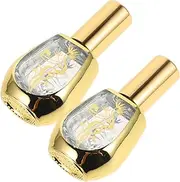 2pcs Glass Perfume Bottles Travel Size Atomizer Refillable Scent Holders Small Travel Perfume Bottle for Essential Oils Fragrances