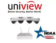 UNV 2MP 4-Ch IP67 NDAA including WiFi Kit Audio IP Uniview Security Cameras