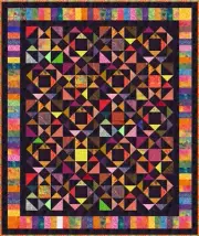 BUNAKEN - 77" x 65" - Quilt-Addicts Pre-cut Patchwork Quilt Kit
