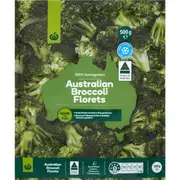 Woolworths Broccoli Florets 500g