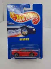 Vintage Rare 1990 Hot Wheels #1796 Banshee Red 1:64 scale Diecast model New NIB