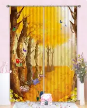 3D Woods Grass 68 Blockout Photo Curtain Print Curtains Drapes Fabric Window AU