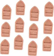 TEHAUX 12pcs Moss Micro Landscape Ornaments Model Craft Tiny Craft Boats Small Boat for Ships Mini Small Sailing Party Model Sailboat Mini Sailboat Decor Resin