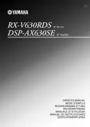 Yamaha DSP-AX630SE Amplifier Owners Manual