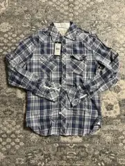 Marc Ecko Cut & Sew Long Sleeve Button Up Shirt Men’s Size Small