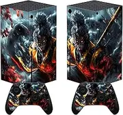 PlayVital Cloudstorm Wukong Custom Vinyl Skins for Xbox Core Wireless Controller, Wrap Decal Cover Stickers for Xbox Series X Console Controller