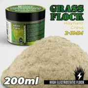 GSW Grass Flock - Hayfield Grass 2-3mm (200ml high electrostatic flock)