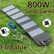 800W 6-Fold Foldable solar panel portable solar panels charger USB 5V DC power