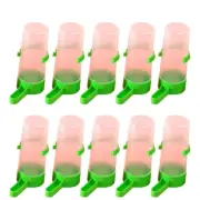 10 PCS Bird Cage Accessories Automatic Feeder Drinker Parrot Drinking Fountain