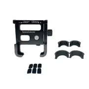HIMO Bike Phone Holder One-Push Install Universal 360° Wide View Shakeproof Bicycle Phone Holder for 4.7-6.7 inch Mobile