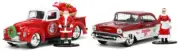 Jada Toys - 1:32 Hollywood Rides 941 Ford Pickup & 1957 Chevy Bel-Air - Santa An