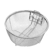 Stainless Steel Fry Baskets with Handle Deep Fryer Strainer Blanching Basket