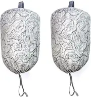 Plai Non-Woven Fabric Wasp Nest Dummy Wasp Deterrent without Toxic Wasp Repellent Artificial Wasp Nest Keep Wasps Away Garden - Pack of 2