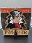 Vintage 1997 Coca-Cola Polar Bear Cub Collection Ornament Stocking / Coke Bottle