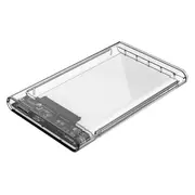 2139U3-CR 2.5 inch Transparent USB3.0 HDD Hard Drive Enclosure Storage Case