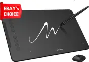 Deco 01 V3 Graphics Tablet 10x6.25 Inch 8192 Pressure Pen Tilt 8 Keys