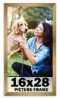 16x28 Frame Metallic Bronze Picture Frame Photo Frame UV Acrylic, Acid Free