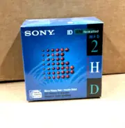 Sony IBM Formatted 2HD Micro Floppy Disk Double Sided 3.5 Diskettes 10 Pack