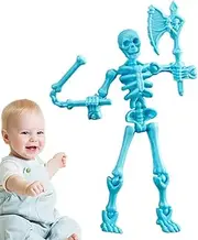 ETUCYNG Action Figure Skeletons, Assembly Toy Model, Skeletons for Halloween Decor Skeleton Halloween Decoration Small Halloween Figurines for Halloween Decor