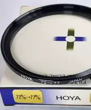 Hoya 72-77mm Step Up Adapter Ring 72mm Lens to 77mm Filter Converter E-72-E-77