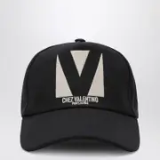 [Valentino Garavani] Chez Valentino black baseball cap 56 EU Black