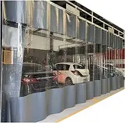 Transparent PVC Waterproof Pergola Tarpaulin Side Panel Outdoor Gazebo Carport Curtain 0.3mm Thick Transparent Cover 4.5x2.5m/14.8x8.2ft