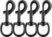 Dog Leash Clips Dog Leash Clasp Black Heavy Duty Swivel Eye Bolt Snap Hooks Dog