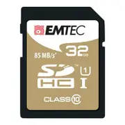 Emtec SD Memory Card 32GB Class 10 - Gold [ECMSD32GHC10GP]