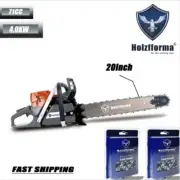71CC G372 Gasoline Chain Saw Power Head 50mm Bore With 20inch Bar Chain