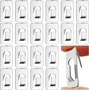 Fabric Wall Clips Panel Wall Hooks Fabric Clip Cubicle Picture Hangers Stainless Cabinet Draw Hooks for Office Clothes Cubicle Cloth Partitions Supplies(72 Pieces)