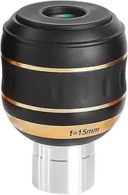 82 Degree Confocal Eyepiece 15mm 1.25inch Ultra Wide Angle Telescope Accessory