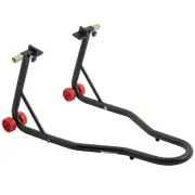 Rear Paddock Stand Wheel Black Motorcycle Motorbike Universal