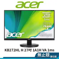 在飛比找蝦皮購物優惠-acer宏碁 KB272 H 電腦螢幕顯示器 27型 VA 