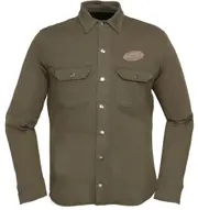 Modeka Oliwer Motorcycle Shirt, green, Size 2XL for Men