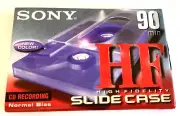 Sony 90 mins HF New Color Slide Case CD Recording Cassette Tape