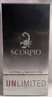 SCORPIO EDT UNLIMITED Men's Eau de Toilette spray - 75ML/2.5 oz (SEALED BOX)