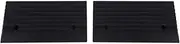 2 Pack Heavy Duty Rubber Curb Ramps for Cars Scooters Motorcycles Wheelchairs Threshold Anti Slip Durable Ramp Set